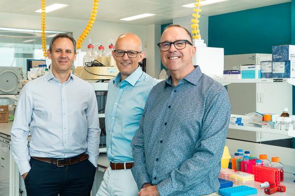 NRG Therapeutics founding team - RR, NM, GH in lab.jpg